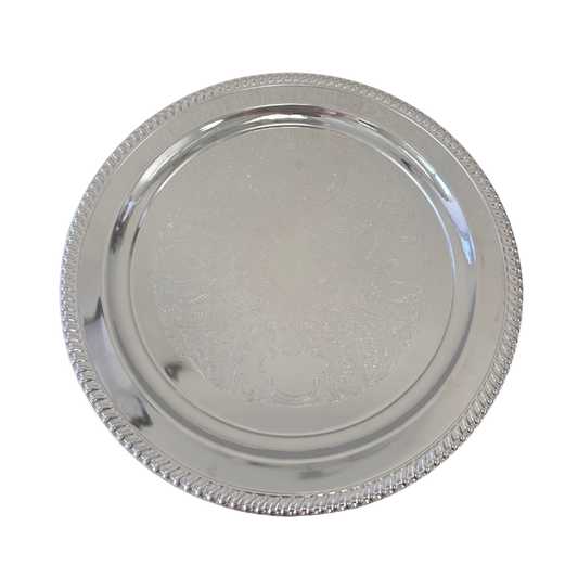 Vintage Shelton Ware Chrome Serving Tray
