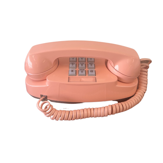 Vintage Pink Touch Tone Princess Phone